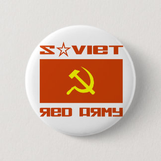 Soviet Red Army Hammer & Sickle 2 Inch Round Button