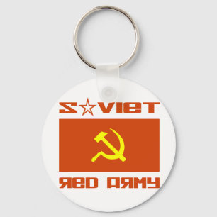 Soviet Red Army Hammer & Sickle Keychain