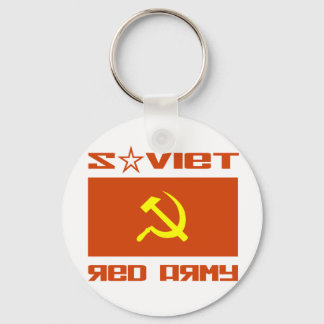 Soviet Red Army Hammer & Sickle Keychain