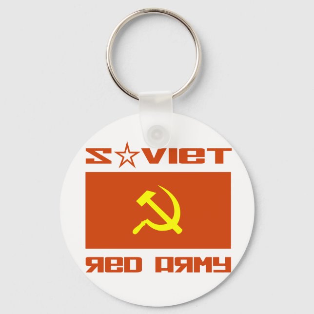 Soviet Red Army Hammer & Sickle Keychain (Front)
