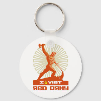 Soviet Red Army Sculpture Keychain