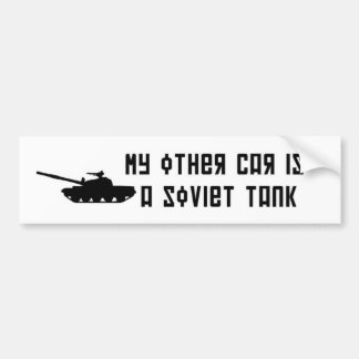 Soviet tank Bumper Sticker