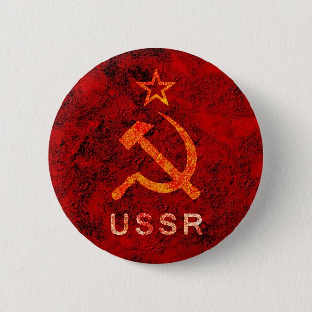 Soviet Union 2 Inch Round Button (Front)