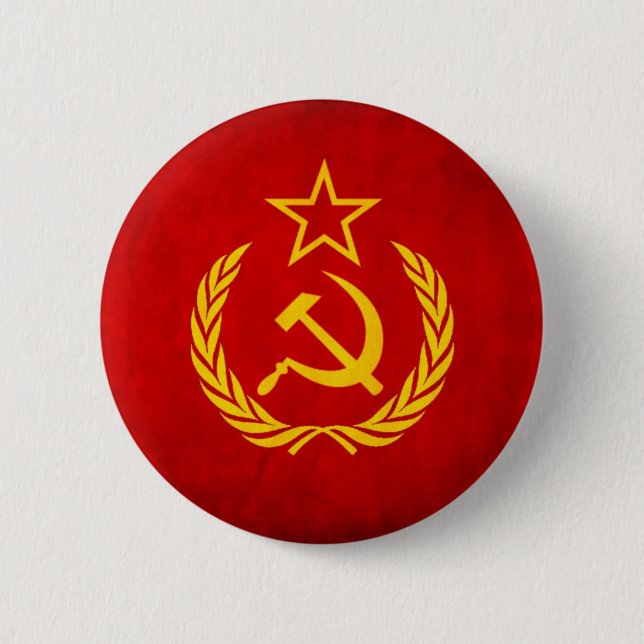 Soviet Union 2 Inch Round Button (Front)
