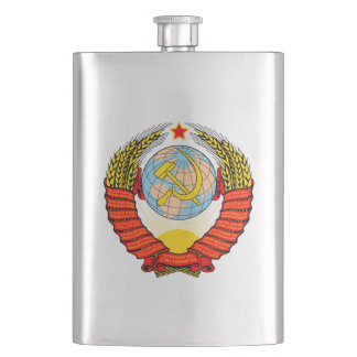 Soviet Union Coat of arms USSR Hip Flask