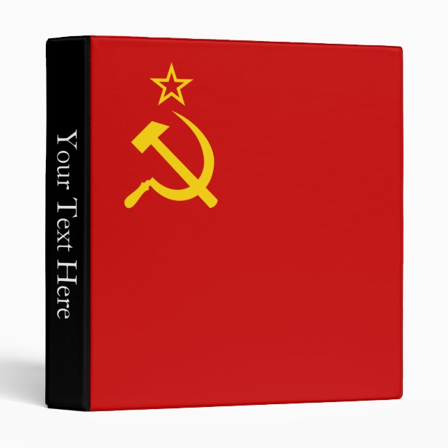 Soviet Union Flag Binder (Front/Spine)