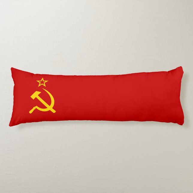 Soviet Union Flag Body Pillow (Front)