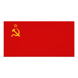 Soviet Union Flag Photo Print