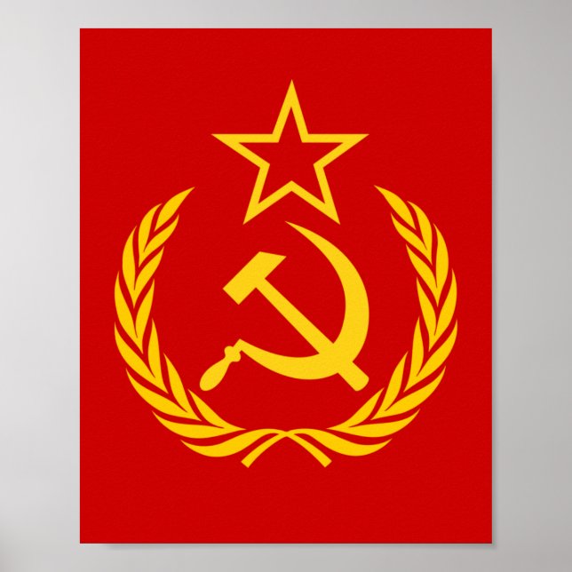 Soviet Union Flag Poster (Front)