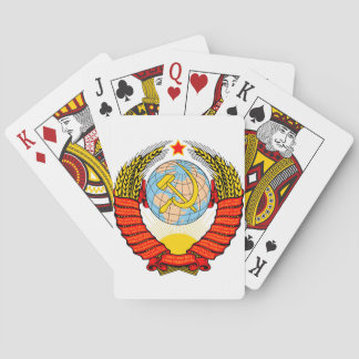 Soviet Union National Emblem Playing Cards