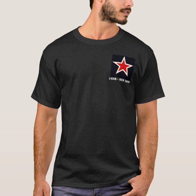 Soviet Union Red Army Coat Of Arms Tee (Front)