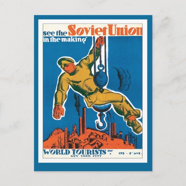 Soviet Union Russia Postcard (Front)