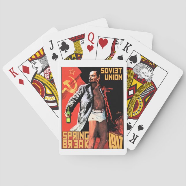 Soviet Union Spring Break 1917 Playing Cards (Back)