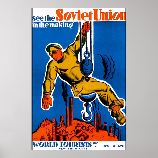 Soviet Union Travel Poster (Front)