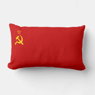 Soviet Union (USSR) (Communist Hammer and Sickle) Lumbar Pillow