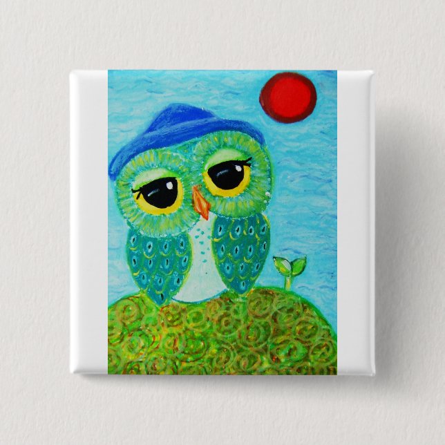 Sower Of Dreams 2 Inch Square Button (Front)