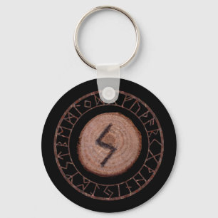 Sowilo - Elder Futhark rune Keychain