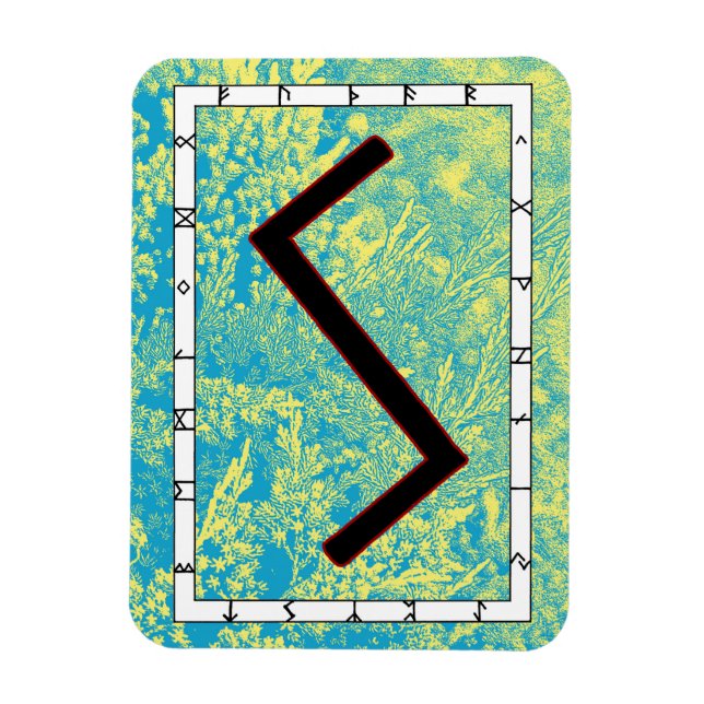 Sowilo Viking Rune Magnet - Succès! (Vertical)