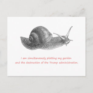 Sowing Seeds & Sowing Dissent against slimy Trump Postcard