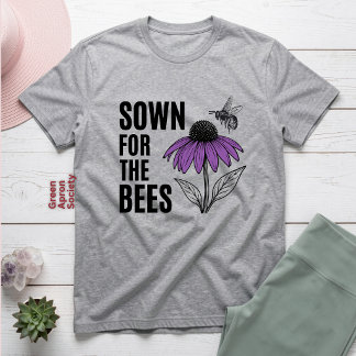 Sown For The Bees Wildflower Eco-Conscious Garden Tri-Blend Shirt