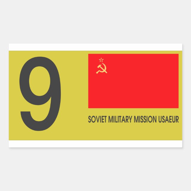 SOXMIS Plate Sticker (Front)