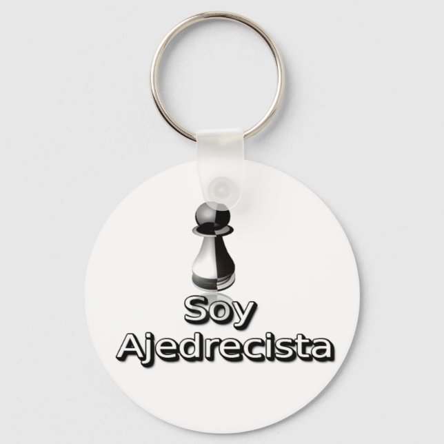 Soy ajedrecista keychain (Front)