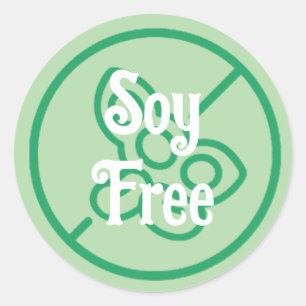 Soy Allergy Soy Free Warning Label Small Business