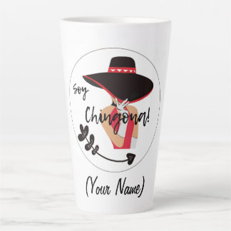 Soy Chingona Add Name Latte Mug