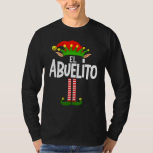 Soy El Abuelito Elf Family Group Matching In Spani T-Shirt