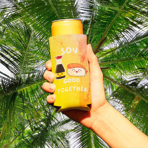 Soy Good Together  Asian Food Pun Seltzer Can Cooler