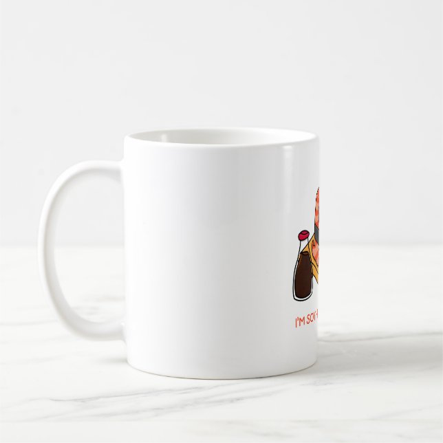 Soy Happy Sushi  Coffee Mug (Left)