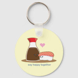 Soy Happy Together Keychain
