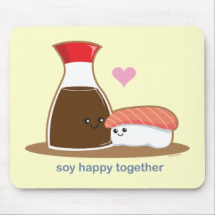 Soy Happy Together Mouse Pad