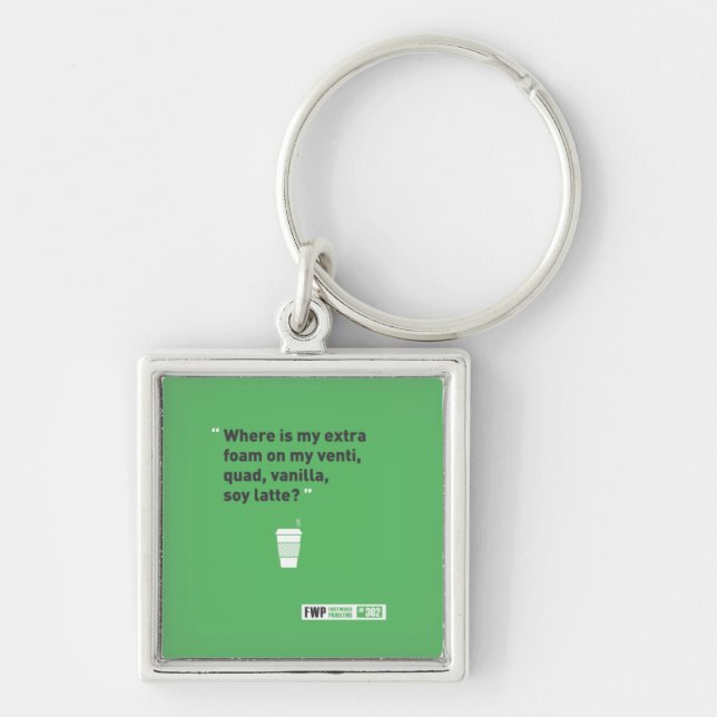 Soy Latté Keychain (Front)
