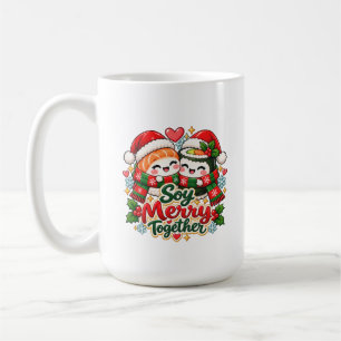 Soy Merry Together Kawaii Sushi  Coffee Mug