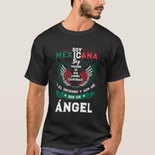 Soy Mexicana Gifts Funny Mexican Sayings Mexican P T-Shirt