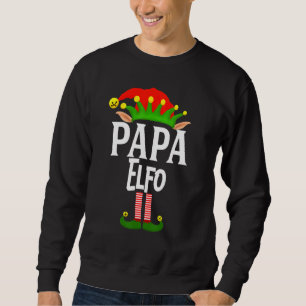 Soy Papa Elfo Elf Family Group Matching In Spanish Sweatshirt