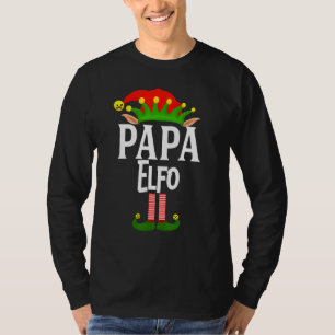 Soy Papa Elfo Elf Family Group Matching In Spanish T-Shirt
