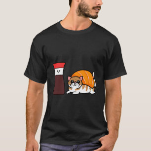 Soy Persian Cat Sushi T-Shirt