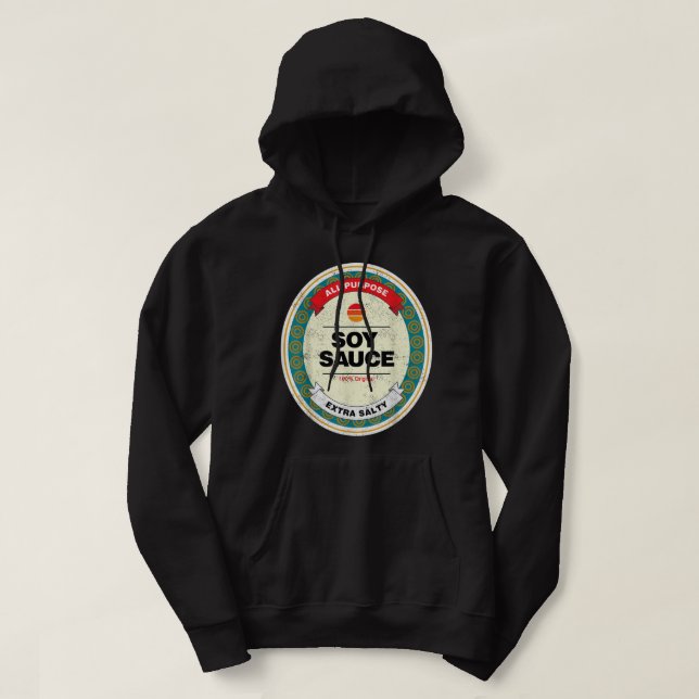 Soy Sauce Funny Halloween Costume  Hoodie (Design Front)