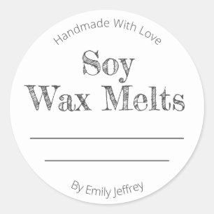 Soy Wax Melt Label