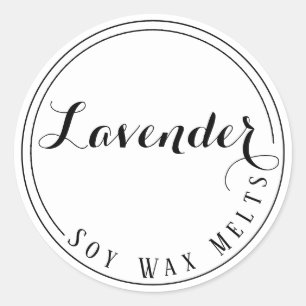 Soy Wax melt labels
