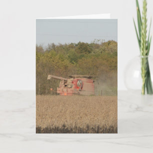 Soybean Harvest Card