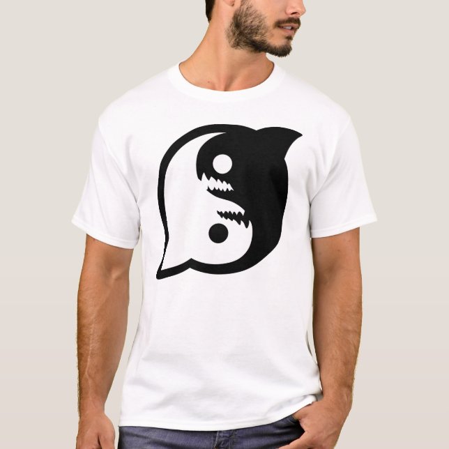 Soyez à la paix avec le T-shirt de requins (Devant)