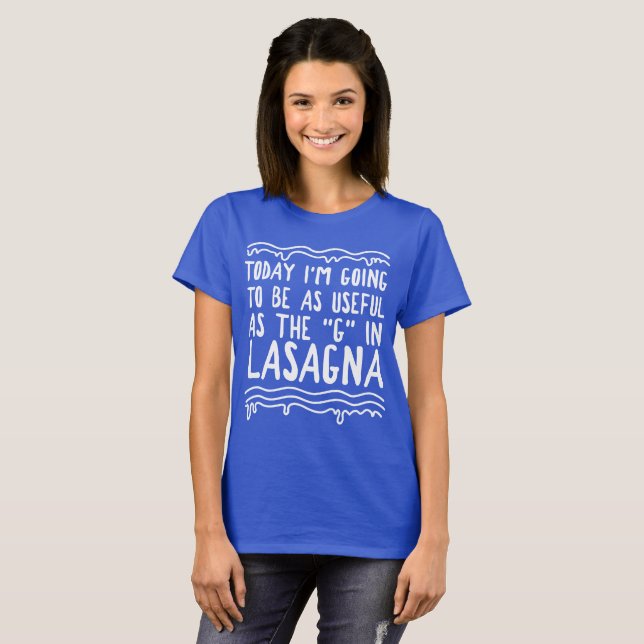 Soyez aussi utile que le "G" dans le T-shirt de (Devant entier)