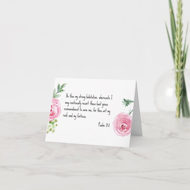 Soyez Bien Bientôt Carte De Voeux Religieux KJV (Devant)
