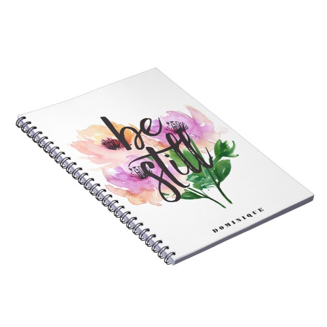 Soyez carnet personnalisé par fleurs encore pour (Côté Droit)