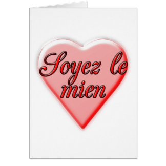 Soyez carte de mine