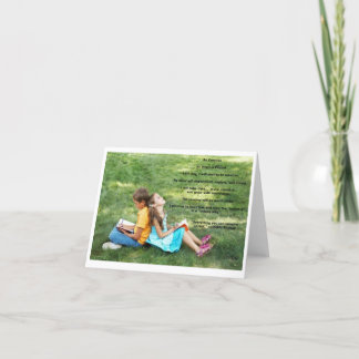 "Soyez" carte de note créative d'affirmation (le