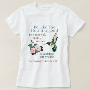Soyez comme un T-shirt colibri